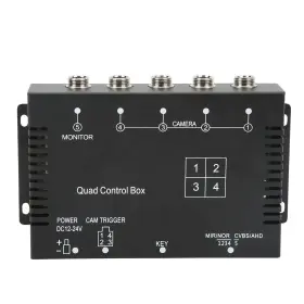 As The Description Shows 294056019984 4 Channel Video Splitter 1080p Ahd Dc12v 24v Camera Screen Switch For Rv