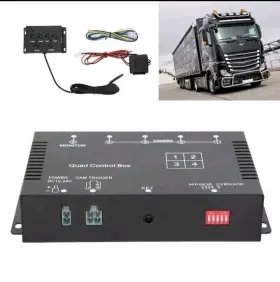 As The Description Shows 805674658846 4 Channel Video Splitter 1080p Ahd Dc12v 24v Camera Screen Switch For Rv