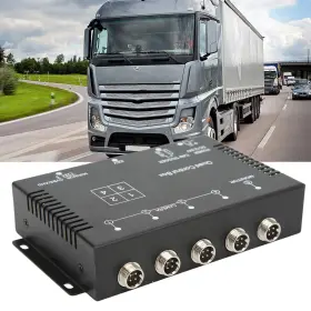 As The Description Shows 902055086066 4 Channel Video Splitter For Rv Truck Bus Trailer Quad System Parking Camera Vid