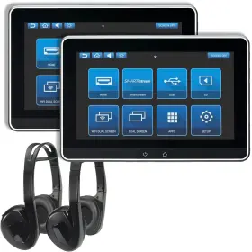 Amavxsb10uhd2 Audiovox / Movies To Go Dual 10.1 Inch Touchscreen Smart Tv Monitor System