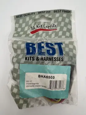 Bha6503 Best Kits 02-07 Chrysler/dodge/jeep Oem Amplifier Integration Harness