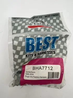 Bha7712 Best Kits 1995-2004 Isuzu/acura/honda Plugs Into Factory Wire Harness