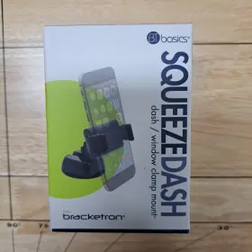 061818 Bracketron Squeezedash Dash/window Cell Phone Car Clamp Mount Black New