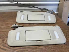 544908429 Chevrolet 2007 - 2014 Cadillac Escalade Left And Right Front Sun Visor Set 2