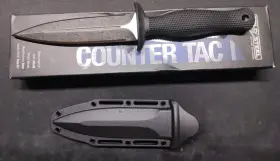 10bctl Coldsteel Cold Steel Counter Tac I Aus 8a Fixed Blade-9-1/2 Inch Length Black/silver 5