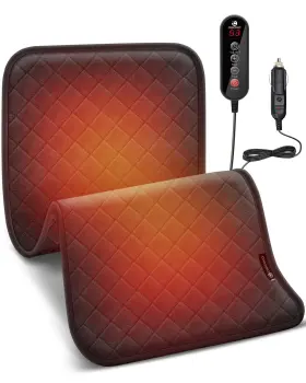 Coococo 676327307681 12v/24v Car Heated Blanket 12 Inch X 24 Black
