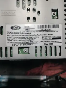 638-08024 Ford 15-15 Edge Radio Audio