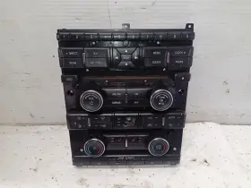 Aa8t18a802cb Ford Radio Climate Control Panel Dual Zone From 2012 Flex 10712854