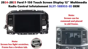 Sl3t-18b955-ee Ford 2024-25 F150 Touch Screen Display 12 Inch Multimedia Radio Control Infotainment Sl3t-18b955-ee Ford 2024-25 F150 Touch Screen Display 12 Inch Multimedia Radio Control Infotainment