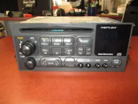 16265895 Gm Delco Electronics Clean 95-02 Gmc Yukon Sierra Chevy Silverado Tahoe Radio Cd Player Nr