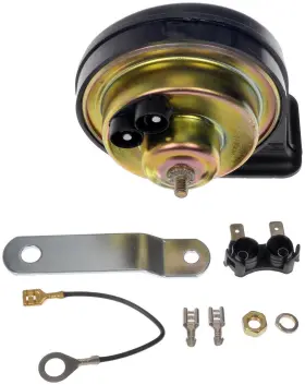 49321 Help By Dorman Horn 107 Decibels 12 Volt Black Steel