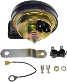 49322 Help By Dorman Horn 110 Decibels 12 Volt Black Steel