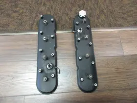 34r129658 Holley Ls Valve Covers 241 91 Style Dual Port Welded An Fittings Modified