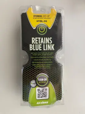 Hybl-05 Hyundai Hybl05 Axxess Radio Harness For Aftermarket Veloster 2011-up Blue Link