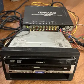 Kvt-920dvd Kenwood 0100304 Hide Away Receiver Unit Brain Control Box Dvd Player Excelon