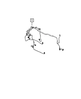 68343526ab Mopar Genuine 2022-2023 Jeep Wagoneer Front End Module Wiring 68343526ab Mopar Genuine 2022-2023 Jeep Wagoneer Front End Module Wiring