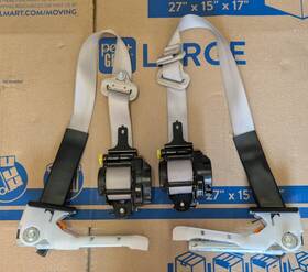 Nissan 130801 2019 - 2022 Altima Front Left Right Pair Seatbelt Retractors Oem