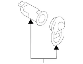 25331-5rl0b Nissan Genuine 2020-2021 Kicks Versa Sr Sv Accessory Power Outlet