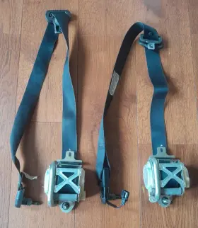 Ti-g088 Nissan 07-21 Frontier Extended Cab Seat Belts Front Left Right Retractors Oem
