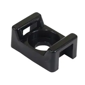 Ctm2s8bk-100 Pacer Group Screw Down Cable Tie Mount - #8 Method Black 100 Pack