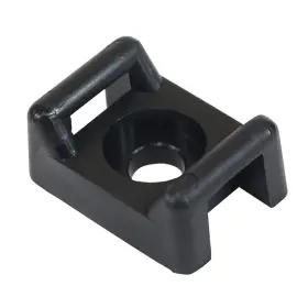 Ctm3s10bk-100 Pacer Group Screw Down Cable Tie Mount - #10 Method Black 100 Pack