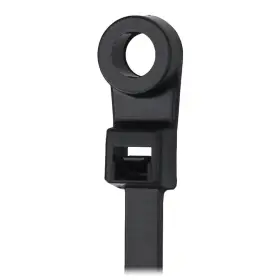 Ctmr2s-100bk Pacer Group 8 Inch Cable Tie With Mounting Ring - Black 50lb Tensile Strength 2 Bundle D