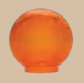 3216-51630 Polymer Products 3216 51630 6 Orange Prismatic Globe