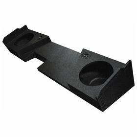 Qpower 813177023655 Qbomb Chevy/gmc Double Cab Ft14-ft22 Dual 10 Inch Empty Woofer Box