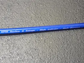 Shblu82 Stinger Hpm 10 Ft 8 Gauge Power Wire Translucent Blue Jacket New