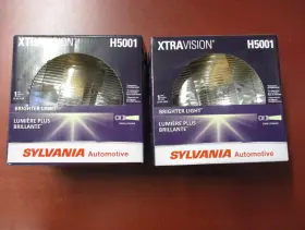 H5001xv.bx Sylvania Pair H5001 Xtravision Sealed Beam Headlight Halogen Replacement Nr