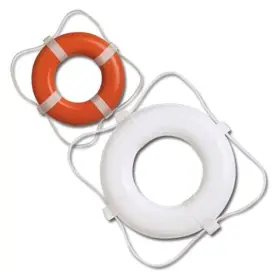 Taylor Made 040011033666 366 - 20 Inch Orange Vinyl Coated Foam Life Ring Without Rope