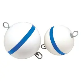22170 Taylor Made - Traditional Sur-moor 12 Inch D White/blue Mooring Buoy