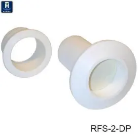 Rfs-2-dp Th Marine Supplies T-h Recessed Flapper Scupper Drains - White