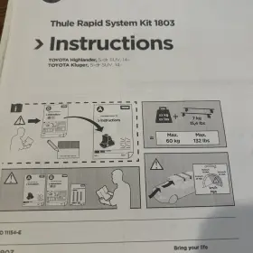 141803 Thule Kit 1803 Fit Perfect Condition