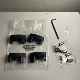 7524533001 Thule Aeroblade End Caps Lock Cores And Keys Set Plus Master Key Allen Tool
