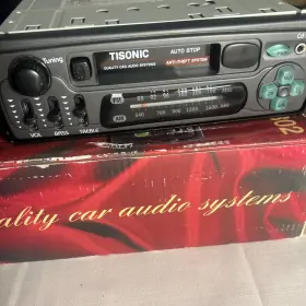 Ts-302 Tisonic Vintage Am/fm Car Radio Cassette Player 75 Watts Detachable Face Plate Ts-302 Tisonic Vintage Am/fm Car Radio Cassette Player 75 Watts Detachable Face Plate