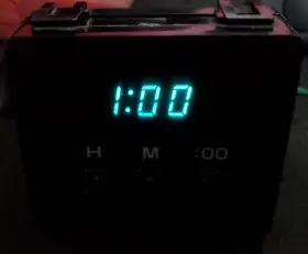 256.to1290 Toyota 4runner Oem Digital Clock Tested 1990 1991 1992 1993 1994 1995