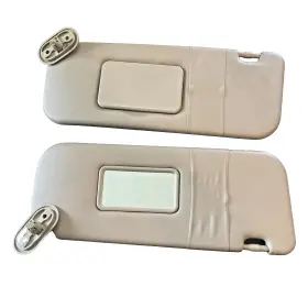 74320-02490-e0 Toyota 2003-2008 Corolla/matrix Driver Passenger Side Sun Visor Pair Tan Vinyl