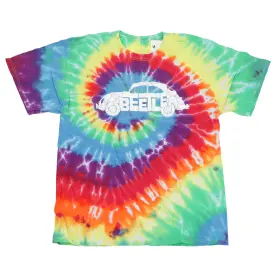 Drg-013-179-mu-llg Vw New Oem Volkswagen Tie Dye Beetle T-shirt Large