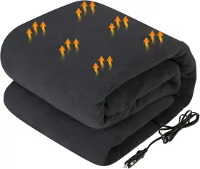 Westinghouse 810045674278 Heated Car Blanket 12-volt Electric 59 X 43 Inch Charcoal Westinghouse 810045674278 Heated Car Blanket 12-volt Electric 59 X 43 Inch Charcoal