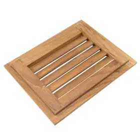 60712 Whitecap 92 Teak Louvered Insert - 7-1/2 Inch X 9-1/8 3/4