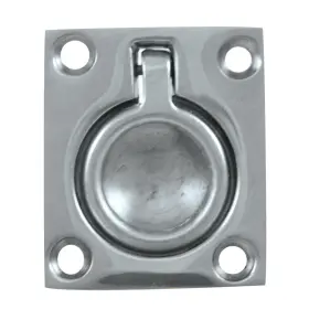 S-3360c Whitecap Flush Pull Ring - Chrome Plated Brass 1-1/2 Inch X 1-3/4 Marine Latch