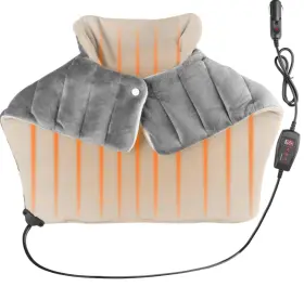 Se94-parent Zonetech Car Electric Heating Blanket For Neck Shoulder And Back 12 1 Pack Gray Se94-parent Zonetech Car Electric Heating Blanket For Neck Shoulder And Back 12 1 Pack Gray