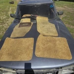 1984 Saab 900 Turbo Oem Carpet Floor Mats Complete Set Tan Factory Original Used. Price: $230.00.