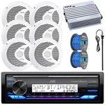 Kenwood 1DIN Siriusxm Ready Receiver, 8X 5.25'' 100W Speaker, Amp, Antenna, Wire New. Price: $314.49.