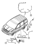 Genuine Mopar Sliding Door Right Wiring 4869138AG New. Price: $150.80.