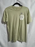 Volkswagen Vw Beetle Oh Happy Day Retriever Dog Men Size Small T-shirt Olive New. Price: $17.00.
