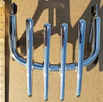 09-25 Harley Touring Stealth Quick Detachable Chrome Luggage Rack Holder Used. Price: $60.00.