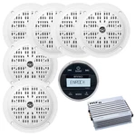 Enrock Marine Gauge Style Wireless Receiver, 6X 4'' 100W Speakers, Amplifier New. Price: $192.49.