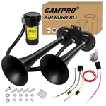 Gampro Upgrade 150DB 12V Air Horn Kit Chrome Zinc Dual Trumpet Compressor New. Price: $48.32.